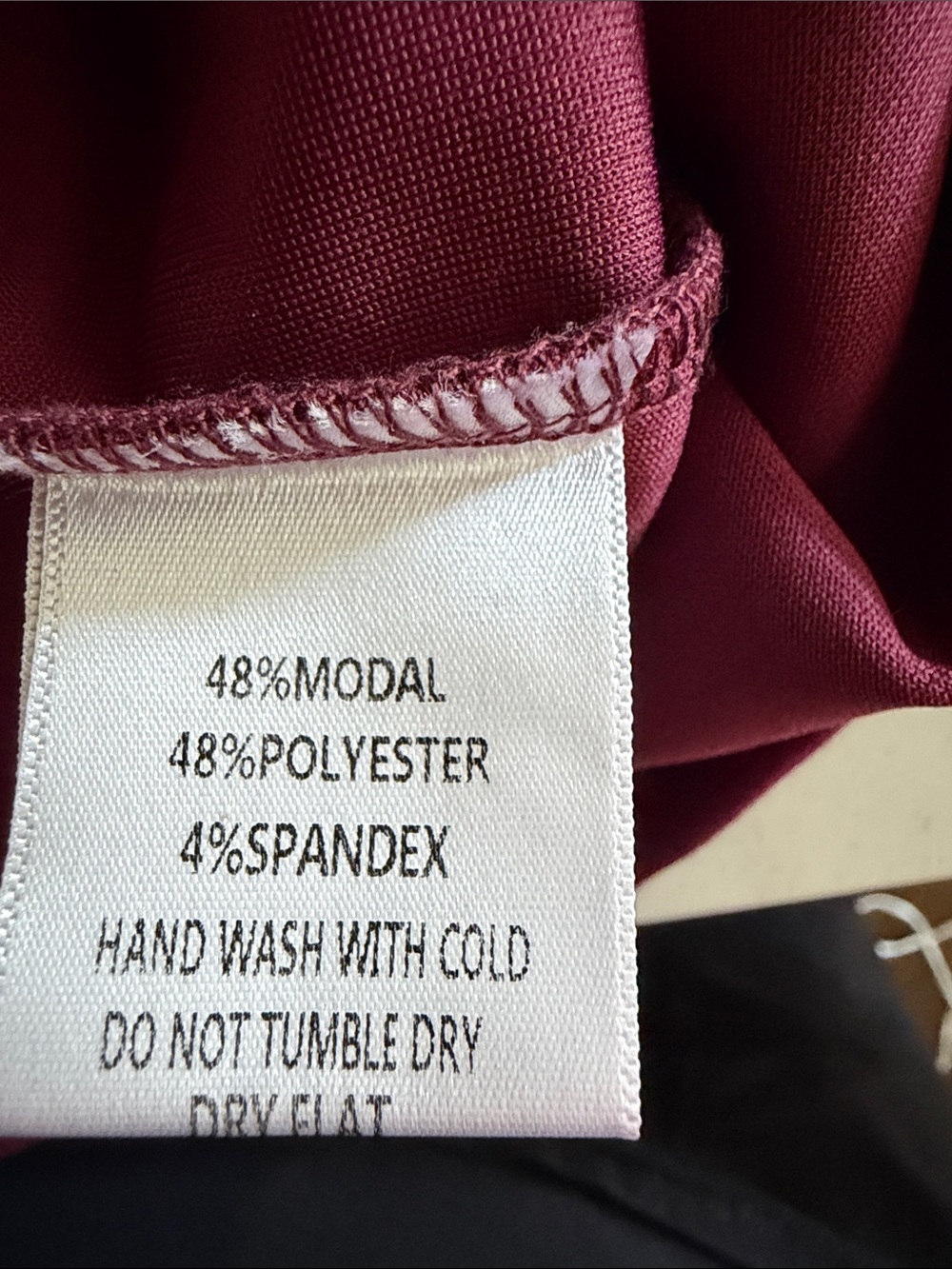 p cill Quarter-Zip Polo Top in Deep Berry M - Picture 7 of 7